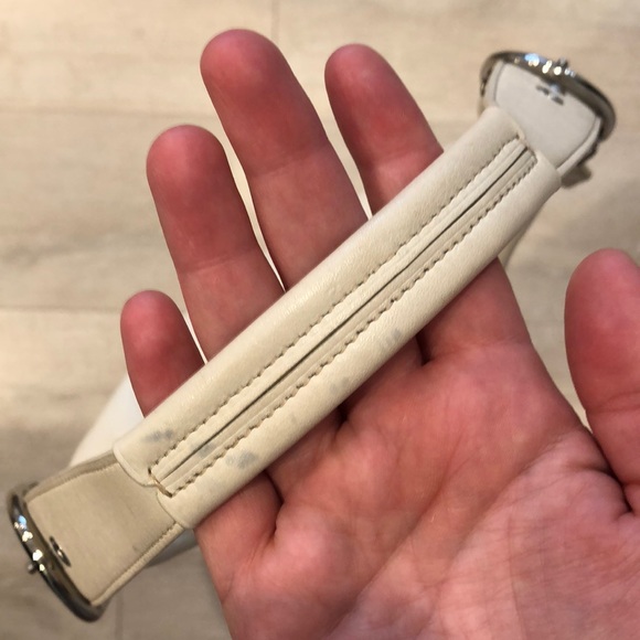 Coach bag, off-white leather - Picture 8 of 8